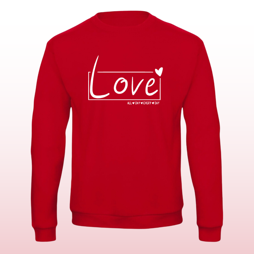 Sweatshirt com logótipo Love - Moda de mulher