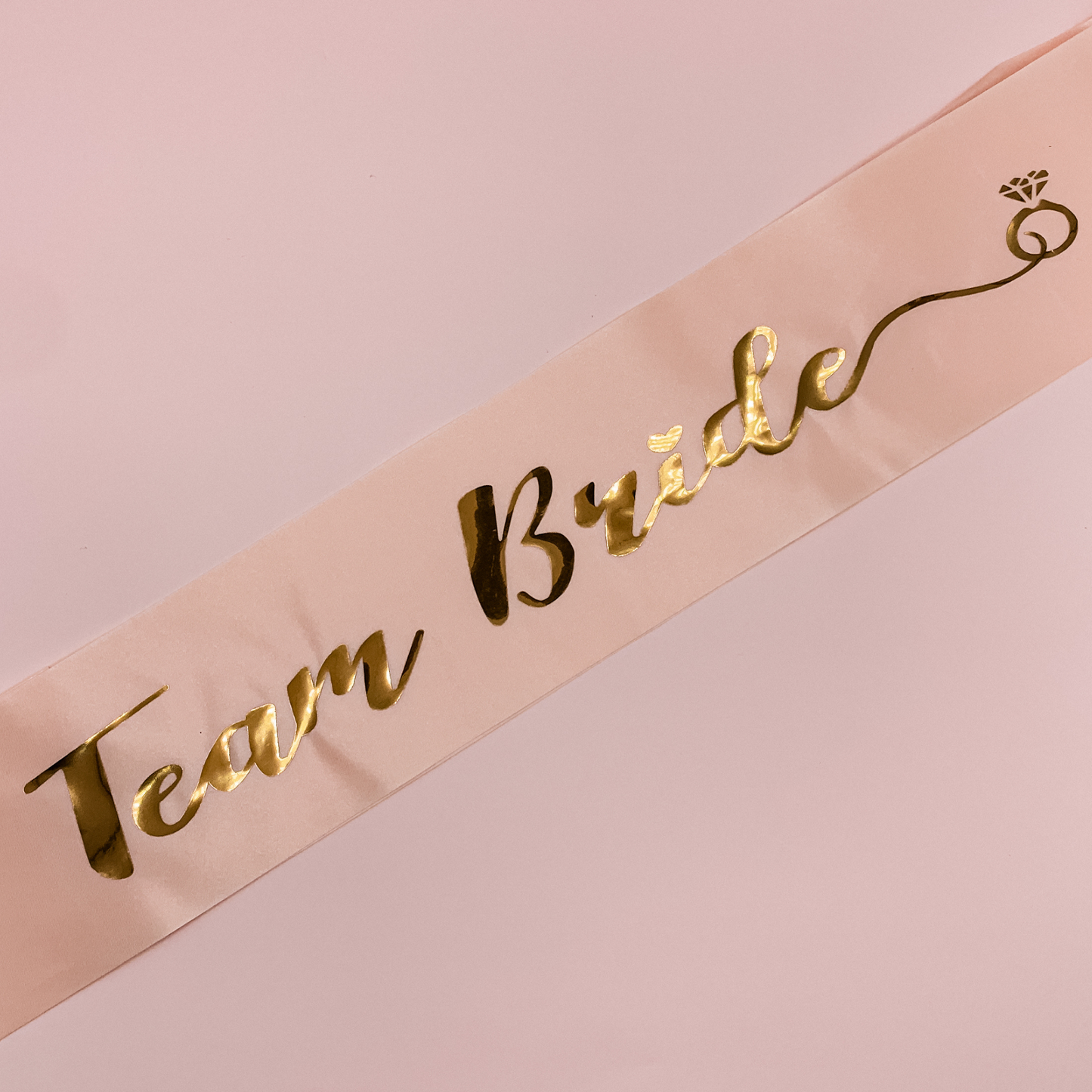 Faixa "Team Bride"